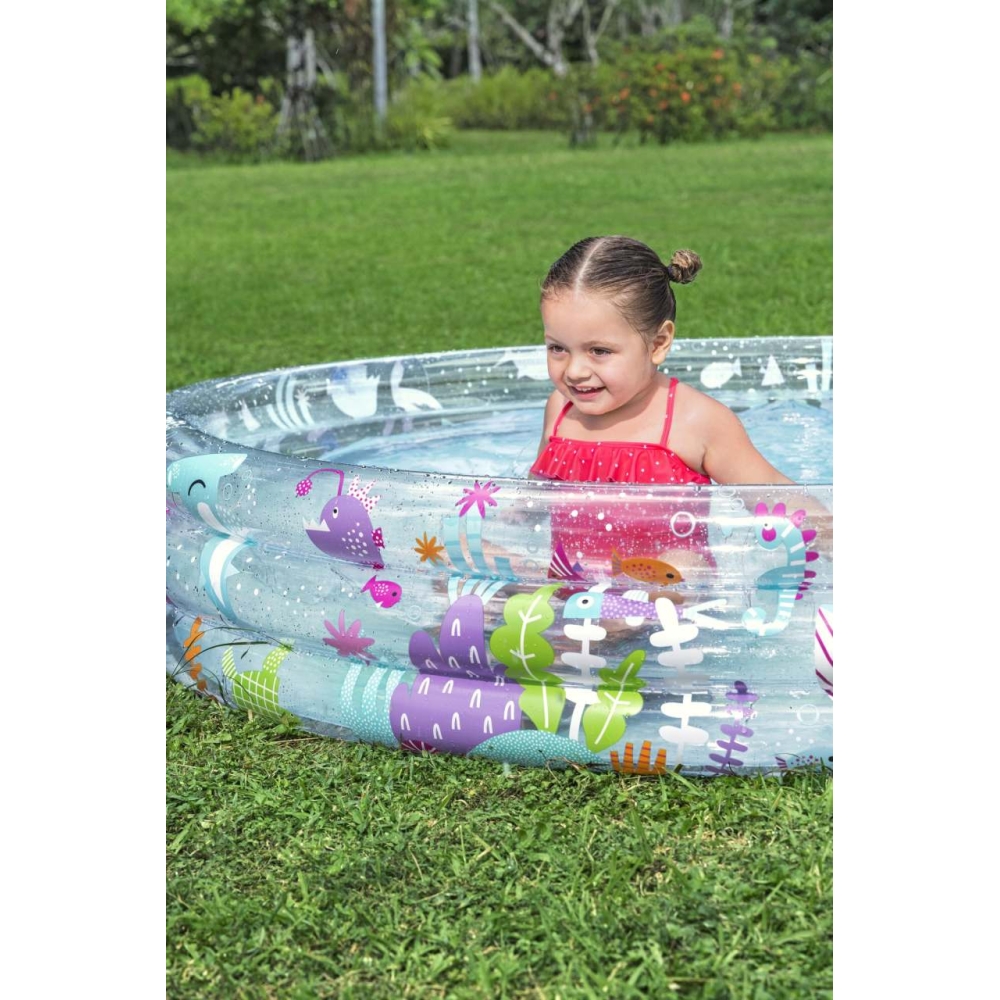 Pripučiamas baseinas BESTWAY Sea World 2+ 183x33cm