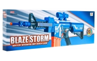 Automatyczny Karabin dla dzieci 8+ Blaze Storm 20 długich Pocisków z pianki + Celownik