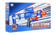 Karabin dla dzieci 8+ Blaze Storm + 20 pocisków z pianki + Celownik laserowy + Kolba