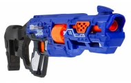 Vaikiškas rankinis šautuvas 8+ "Blaze Storm" mechanizmas su slankikliu + 20 ilgų putplasčio kulkų