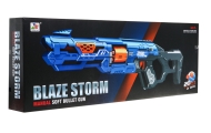 Vaikiškas rankinis šautuvas 8+ "Blaze Storm" mechanizmas su slankikliu + 20 ilgų putplasčio kulkų
