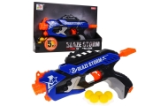 Sprężynowy Pistolet dla dzieci 8+ Blaze Storm 5 pocisków Kulek z pianki + Ręczny mechanizm