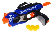 Spyruoklinis pistoletas vaikams 8+ Blaze Storm 5 kulkos Putų kamuoliukai + rankinis mechanizmas