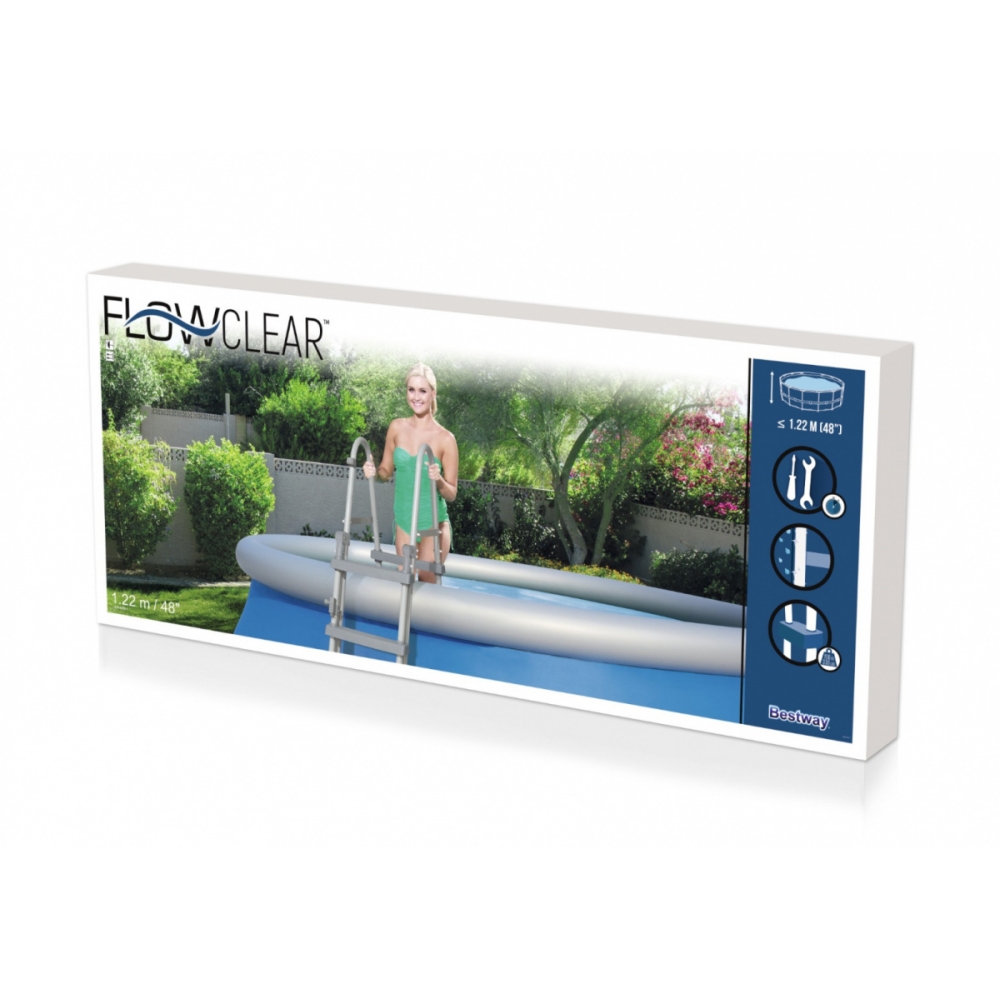 Drabinka bezpieczna do basenów 122 cm Bestway 58331