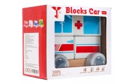 Drewniane Autko Ambulans