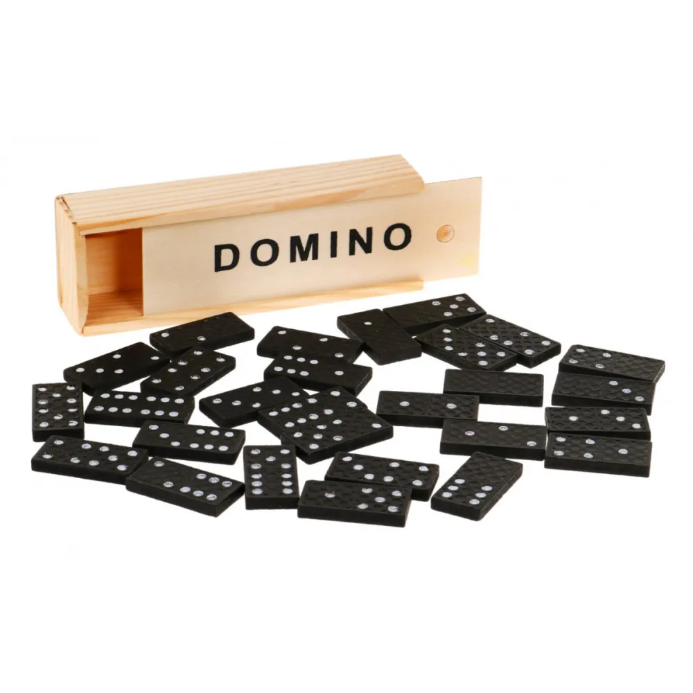 Mediniai domino suaugusiems ir vaikams nuo 3 metų. Stalo žaidimas, ugdantis pastabumą-Žaislai, Stalo žaidimai, Įvairūs stalo žai