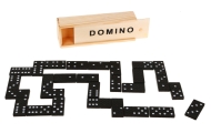 Drewniane Domino dla dorosłych i dzieci 3+ Stołowa gra na spostrzegawczość
