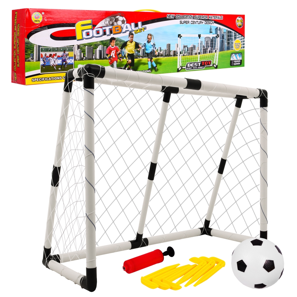 Dideli sodo vartai vaikams 6+ Futbolo rinkinys + kamuolys su pompa-Žaislai, Lauko žaislai, Lauko žaidimai ir sporto prekės, Krep