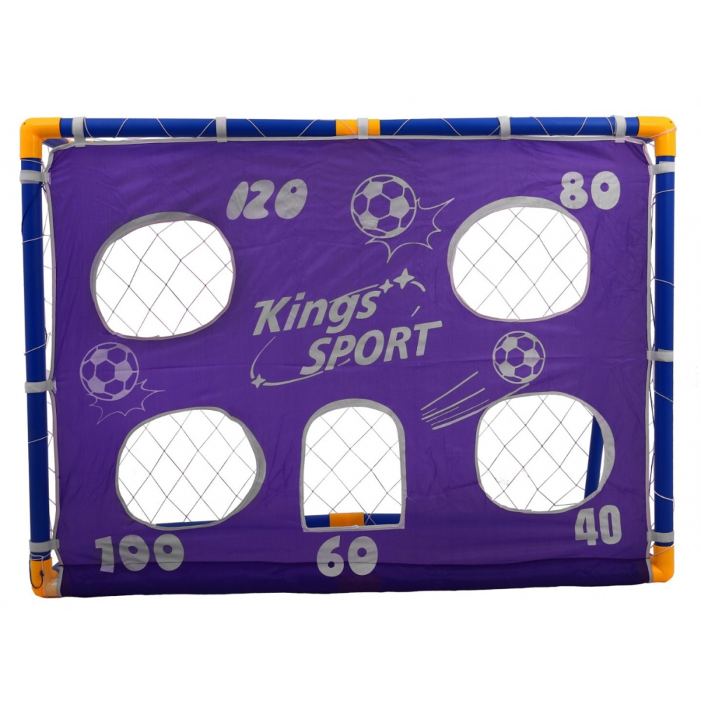 Dideli vaikiški futbolo vartai + Treniruočių kilimėlis + Kamuolys + Marškinėliai + Žymekliai-Žaislai, Lauko žaislai, Lauko žaidi