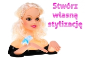 Šviesiaplaukė plaukų formavimo lėlė vaikams 3+ Šukų rinkinys + papuošalų priedai