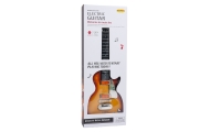 Elektrinė gitara vaikams 3+ raudona + ausinės su mikrofonu + šviesos garsai
