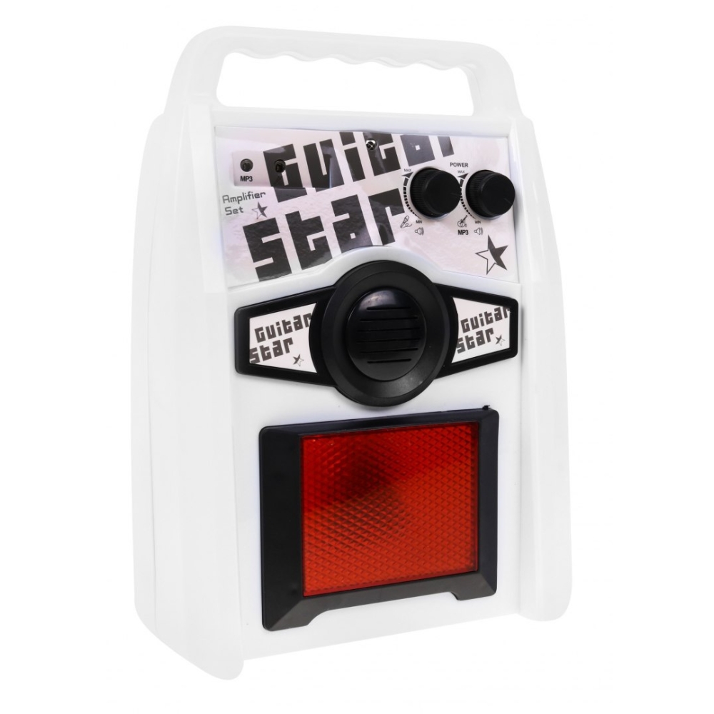 Muzikinis rinkinys vaikams nuo 6 metų: elektrinė gitara + stiprintuvas + mikrofonas-Žaislai, Muzikiniai-e-vaikas