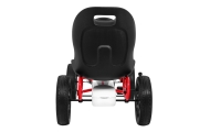 Gokart ABARTH na pedały dla dzieci Biały + Koła EVA + Hamulec ręczny + Wolny bieg