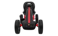 ABARTH pedalinis kartingas vaikams Juodas + EVA ratai + Rankinis stabdis + Laisvasis ratas-Judėjimui, Minami kartingai-e-vaikas