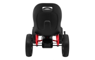 ABARTH pedalinis kartingas vaikams Juodas + EVA ratai + Rankinis stabdis + Laisvasis ratas-Judėjimui, Minami kartingai-e-vaikas