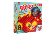 Gra Bingo dla dzieci 4+ Loteria liczbowa + Maszyna losująca z kołowrotkiem + Kule z numerami + Karty Żetony