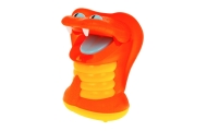 "Hungry Snake" arkadinis žaidimas vaikams 3+ Formos atpažinimas + 10 figūrėlių + 10 kortelių + Uždarymo burna