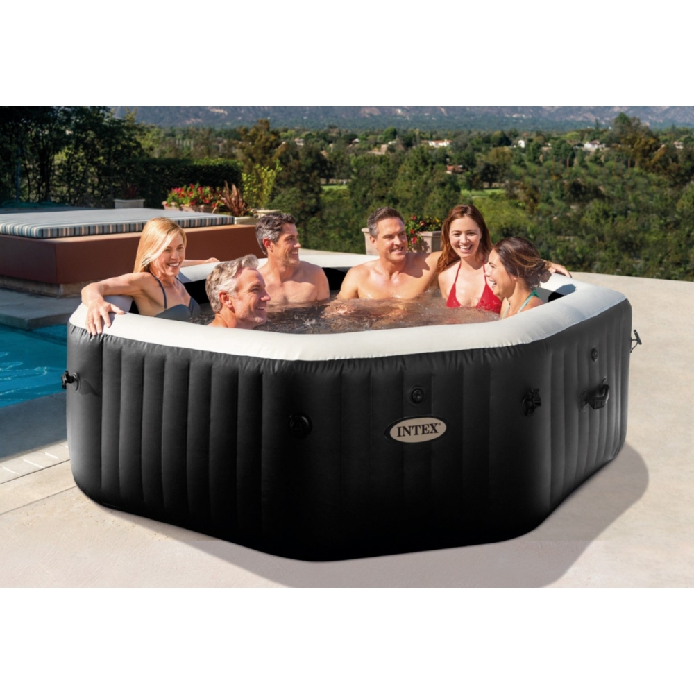 Jacuzzi Wanna Spa INTEX ONYX BLACK OCTAGON