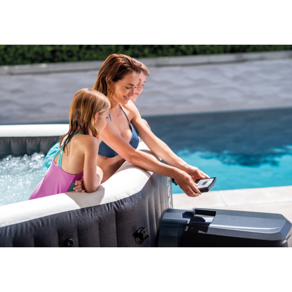 Jacuzzi Wanna Spa INTEX ONYX BLACK OCTAGON