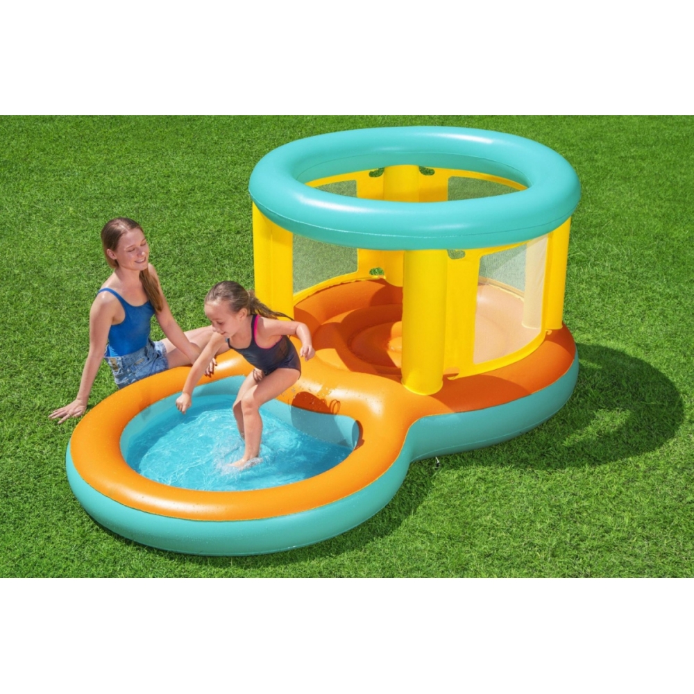 Pripučiamas batutas vaikams 239 x 149 x 102 cm Bestway 52385-Žaislai, Lauko žaislai, Batutai, Baseinai, Pripučiami batutai, Prip