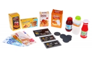 Kasos aparatas jutiklinis skydelis skaičiuotuvas + maisto produktai