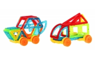 Magnetinis konstruktorius MEGA, 184 el.-Žaislai, Konstruktoriai, Magnetiniai konstruktoriai-e-vaikas