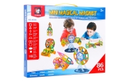 Magnetinis konstruktorius 86 el.-Žaislai, Konstruktoriai, Magnetiniai konstruktoriai-e-vaikas