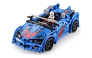 Klocki techniczne CaDA 585 el. Zdalnie sterowany Crush Racing Car dla dzieci 6+ Auto z katapultą