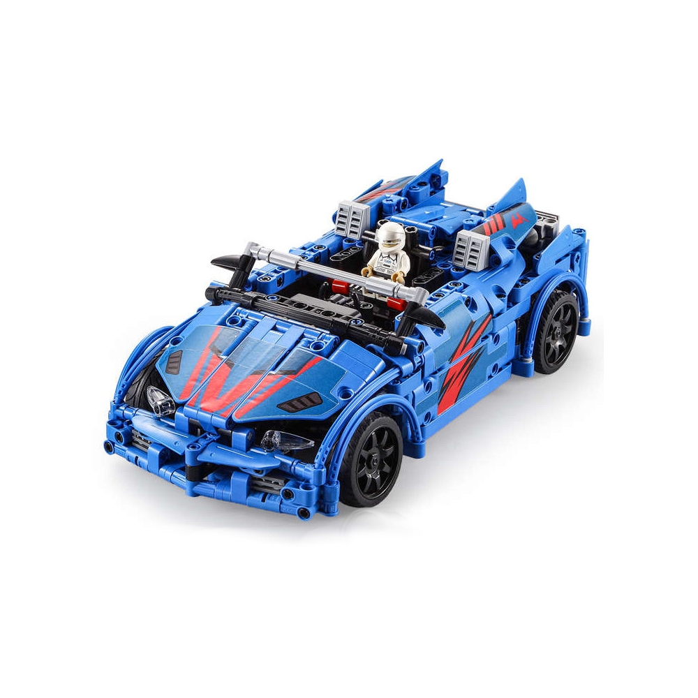 Konstruktorius CaDA nuotoliniu būdu valdomas Crush Racing Car lenktyninis automobilis 6+, 585 el.