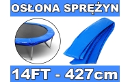 Kołnierz ochronny na sprężyny SkyRamiz Niebieski do trampoliny ogrodowej 427cm/14FT