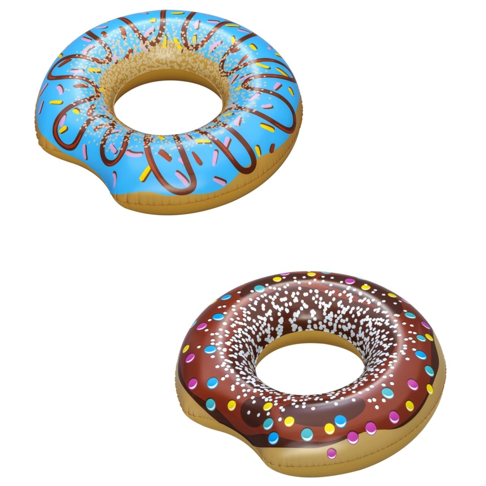 Duże kółko do pływania dla dzieci Donut Brązowy BESTWAY 107cm Winyl