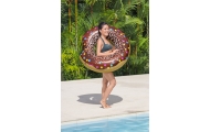 Didelis plaukimo ratas vaikams „Donut“ (rudos spalvos) BESTWAY, 107 cm, vinilo-Žaislai, Lauko žaislai, Pripučiami ratai, žaislai
