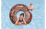 Duże kółko do pływania dla dzieci Donut Brązowy BESTWAY 107cm Winyl