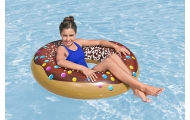 Duże kółko do pływania dla dzieci Donut Brązowy BESTWAY 107cm Winyl