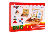 Medinė magnetinė lenta vaikams 3+ Edukacinis rinkinys + priedai