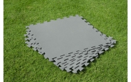Putų kilimėlis sodo baseinui BESTWAY, pilkos spalvos, 9 vnt, 50x50 cm