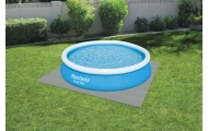 Piankowa Mata pod basen ogrodowy Szary 9 szt. 50x50cm BESTWAY