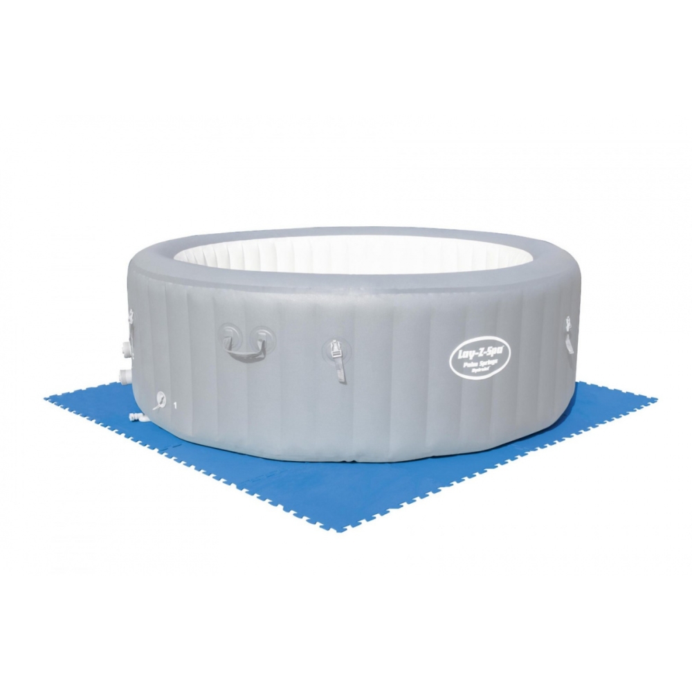Piankowa Mata pod basen ogrodowy Niebieski 9 szt. 50x50cm BESTWAY