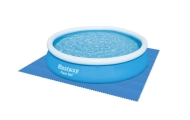 Piankowa Mata pod basen ogrodowy Niebieski 9 szt. 50x50cm BESTWAY