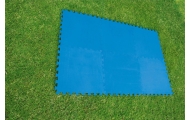 Piankowa Mata pod basen ogrodowy Niebieski 9 szt. 50x50cm BESTWAY