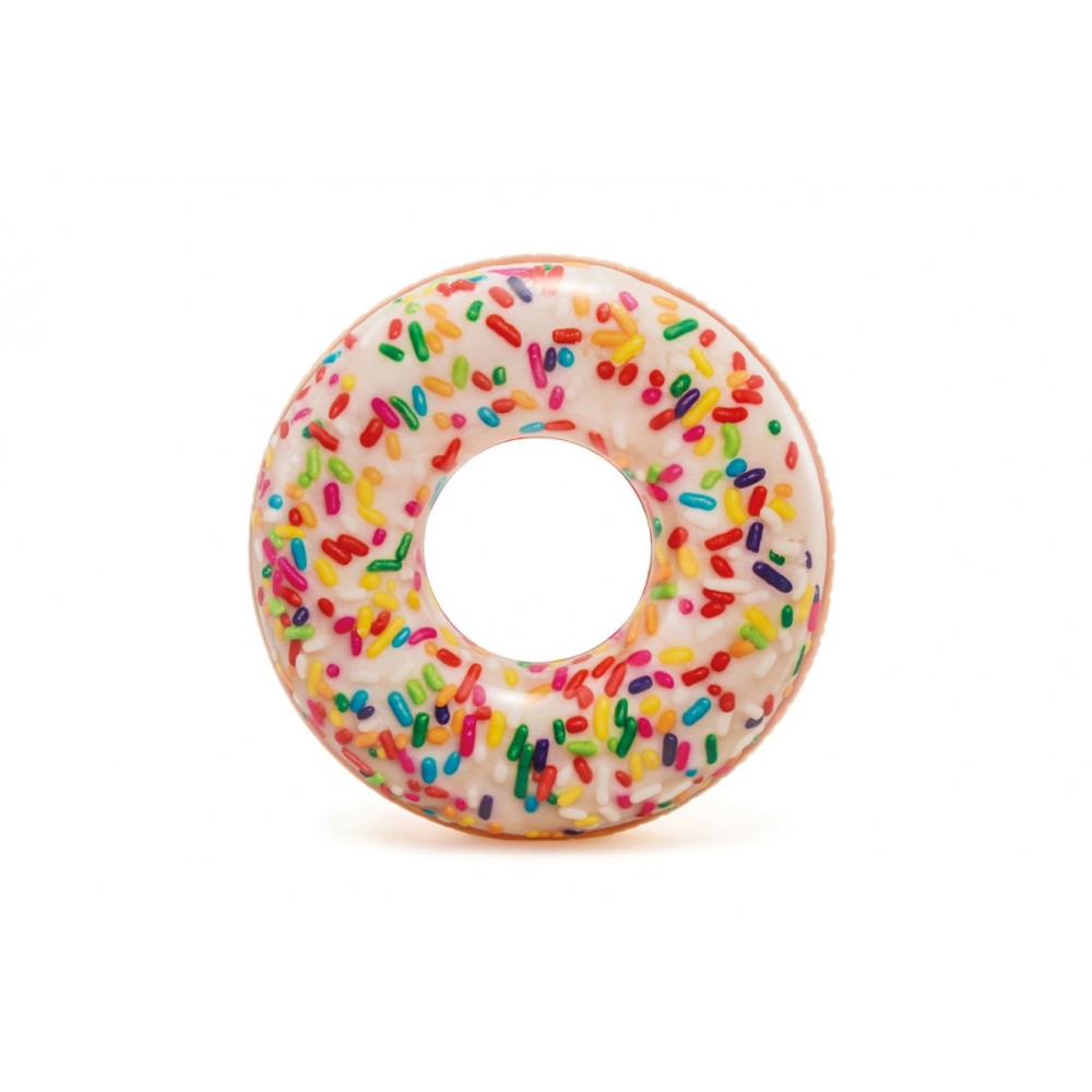 Pripučiamas plaukimo ratas INTEX Donut, 114 cm-Žaislai, Lauko žaislai, Pripučiami ratai, žaislai, čiužiniai-e-vaikas