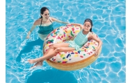 Pripučiamas plaukimo ratas INTEX Donut, 114 cm-Žaislai, Lauko žaislai, Pripučiami ratai, žaislai, čiužiniai-e-vaikas