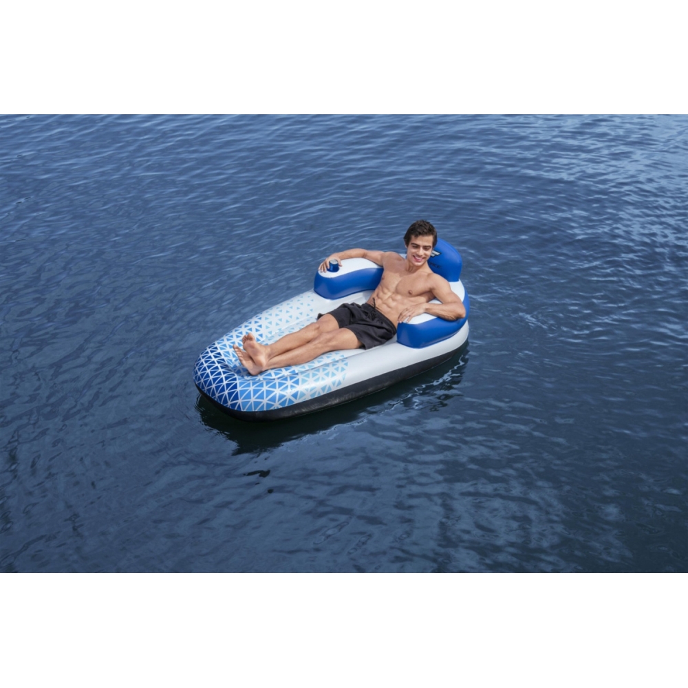 Pripučiamas čiužinys, fotelis 191 x 107 cm Bestway 43533-Žaislai, Lauko žaislai, Pripučiami ratai, žaislai, čiužiniai-e-vaikas