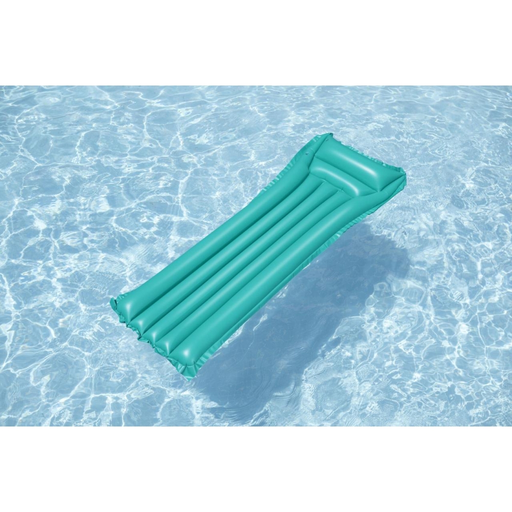 Dmuchany Materac do pływania Zielony BESTWAY 183x69cm + Poduszka