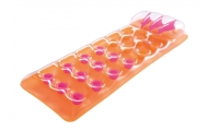 Neoninis paplūdimio čiužinys „BESTWAY“, oranžinis, 188 x 71 cm + remonto rinkinys-Žaislai, Lauko žaislai, Pripučiami ratai, žais