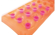 Neoninis paplūdimio čiužinys „BESTWAY“, oranžinis, 188 x 71 cm + remonto rinkinys-Žaislai, Lauko žaislai, Pripučiami ratai, žais
