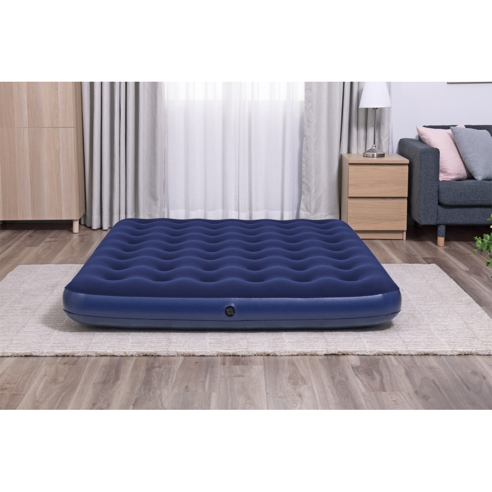 BESTWAY 203x152x22cm pripučiamas 2 asmenų kelioninis miegamasis čiužinys + remonto rinkinys-Namai, laisvalaikis, turizmas, Pripu