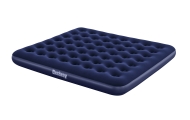 Dmuchany Materac do spania King 2-osobowy flokowany BESTWAY 203x183x22cm + Zestaw naprawczy