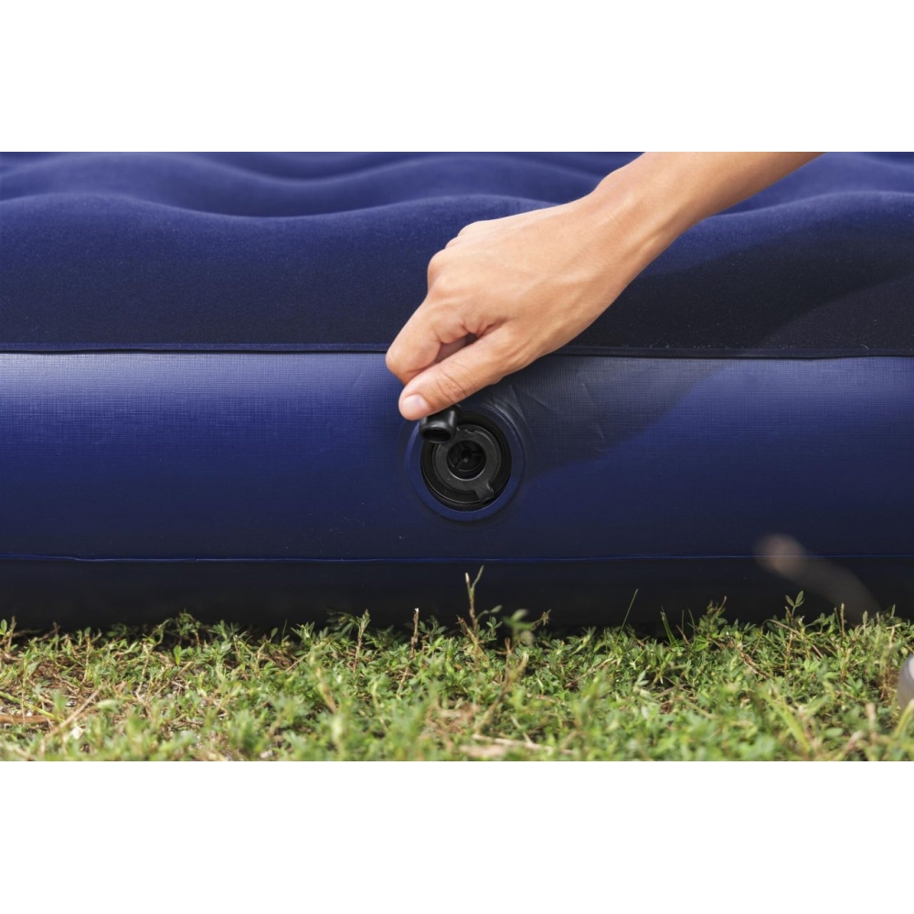 Pripučiamas karalienės 2 asmenų miegamasis čiužinys BESTWAY 203x152x22cm + 2 pagalvės-Namai, laisvalaikis, turizmas, Pripučiami 
