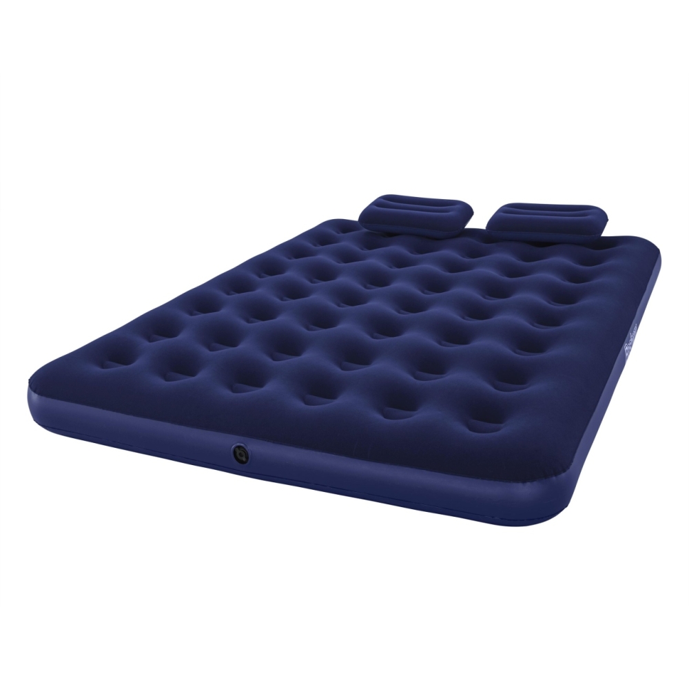 Pripučiamas karalienės 2 asmenų miegamasis čiužinys BESTWAY 203x152x22cm + 2 pagalvės-Namai, laisvalaikis, turizmas, Pripučiami 